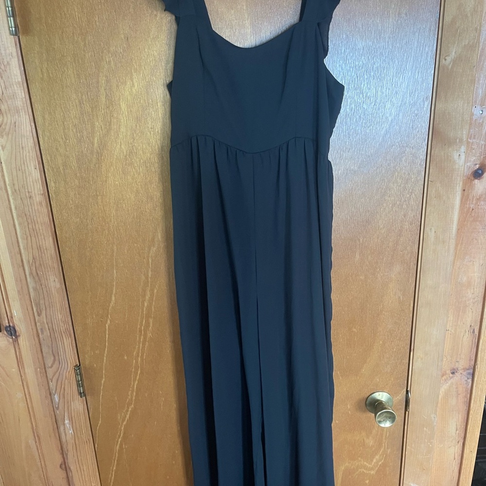 SMYM Elegant Black Sleeveless Jumpsuit